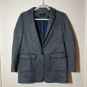 Banana Republic Wool Blend Light Weight Blazer Style Coat